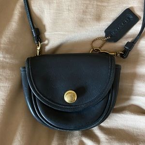 Coach black crossbody bag